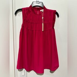 NWT Women’s SM Max Studio Blouse/Top in Azalea/Fuschia Pink, Perfect Condition